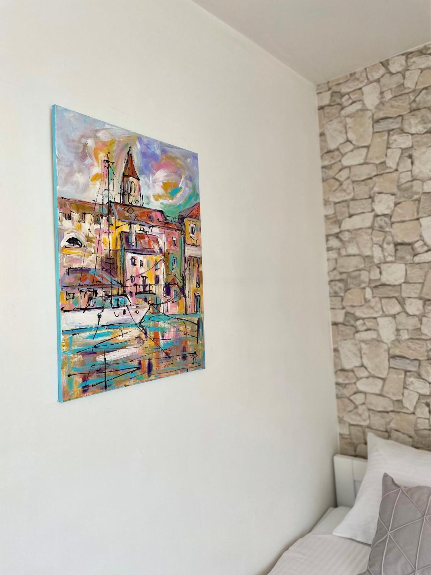 Dinka Old Town Apartment With Sea View 特罗吉尔 外观 照片